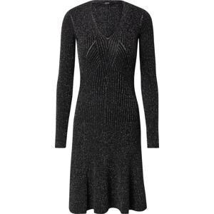 STEFFEN SCHRAUT Úpletové šaty 'Roxy' černá / stříbrná