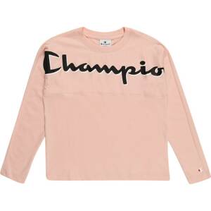 Champion Authentic Athletic Apparel Tričko světle růžová / černá / bílá