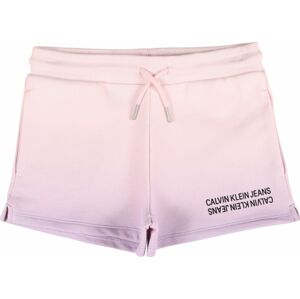 Calvin Klein Jeans Kalhoty světle fialová / růžová / černá