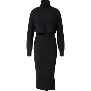 AllSaints Úpletové šaty 'Margot' černá