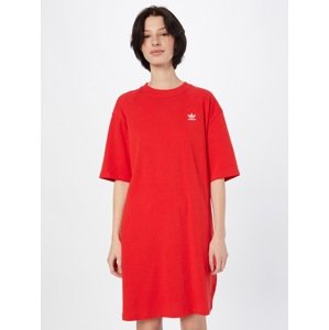 ADIDAS ORIGINALS Šaty červená / bílá