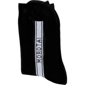 MOROTAI Sportovní ponožky ' Stripe Long Socks ' černá