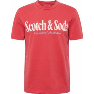 SCOTCH & SODA Tričko světlemodrá / růžová / světle červená