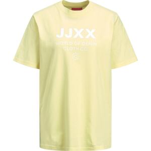 JJXX Tričko 'Bea' žlutá / bílá