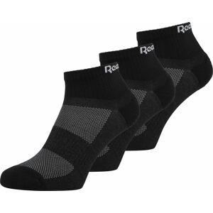 Reebok Sport Sportovní ponožky šedá / černá