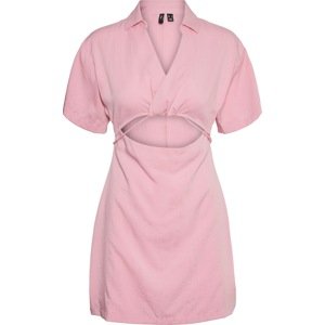 VERO MODA Košilové šaty 'Regitze' světle růžová