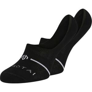 MOROTAI Sportovní ponožky černá / bílá