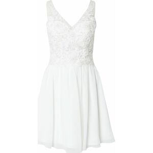 Laona Koktejlové šaty bílá