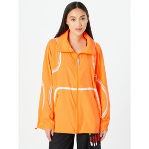 ADIDAS BY STELLA MCCARTNEY Sportovní bunda oranžová / bílá