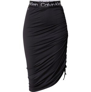 Calvin Klein Sport Sportovní sukně černá / bílá