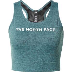 THE NORTH FACE Sportovní top pastelová modrá / černá / bílá