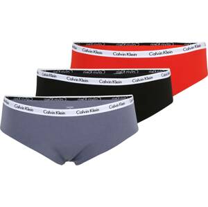 Calvin Klein Underwear Plus Kalhotky šedá / fialová / červená / černá / bílá