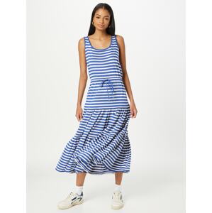 Lauren Ralph Lauren Letní šaty 'ADALYNN' modrá / bílá
