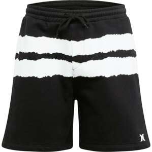 Hurley Sportovní kalhoty 'OCEANCARE' černá / bílá