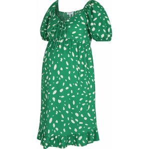 Dorothy Perkins Maternity Šaty zelená / bílá