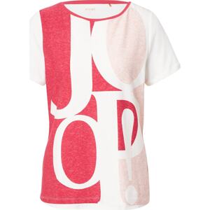 JOOP! Bodywear Tričko na spaní růžová / malinová / bílá