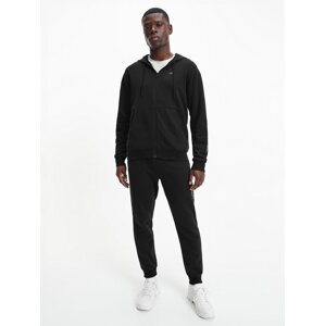 Calvin Klein Sport Kalhoty černá / bílá