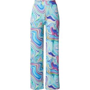 NEON & NYLON Kalhoty 'SKYLAR' tyrkysová / žlutá / fialkově modrá / pastelová fialová / pink