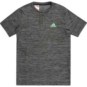 ADIDAS SPORTSWEAR Funkční tričko mátová / černý melír