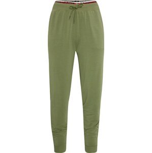 Tommy Hilfiger Underwear Pyžamové kalhoty zelená / červená / černá / bílá