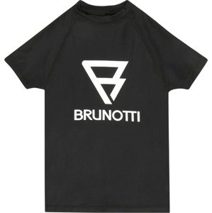 Brunotti Kids Sportovní plavky černá / bílá