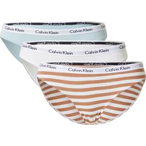 Calvin Klein Underwear Kalhotky světlemodrá / hnědá / černá / bílá