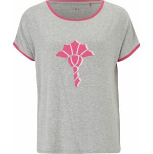 JOOP! Bodywear Tričko na spaní šedý melír / pink
