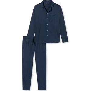 SCHIESSER Pyžamo dlouhé námořnická modř / tmavě modrá