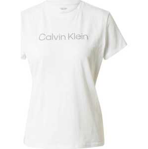 Calvin Klein Sport Tričko světle šedá / bílá