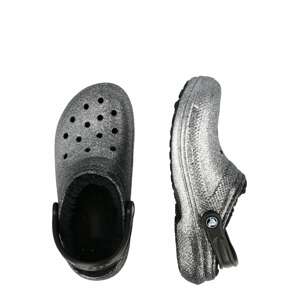 Crocs Pantofle  černá / stříbrná