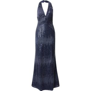 TFNC Společenské šaty 'SATYA' námořnická modř / stříbrná
