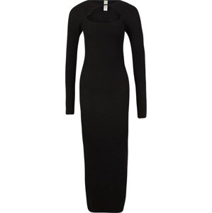 Y.A.S Tall Úpletové šaty 'KANNA' černá
