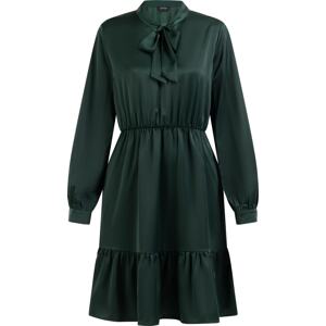usha BLACK LABEL Košilové šaty tmavě zelená