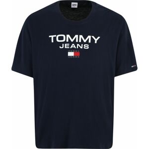 Tommy Jeans Plus Tričko tmavě modrá / červená / bílá