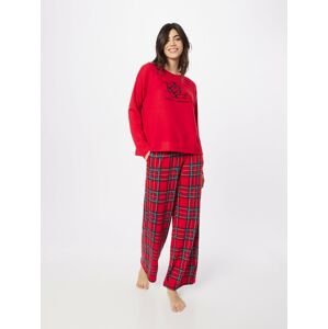 Lauren Ralph Lauren Pyžamo tyrkysová / červená / černá / bílá