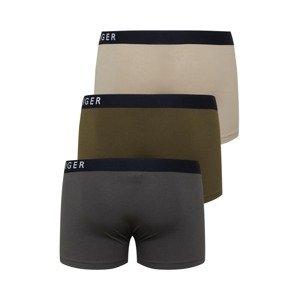 Tommy Hilfiger Underwear Boxerky  béžová / tmavě šedá / olivová / černá