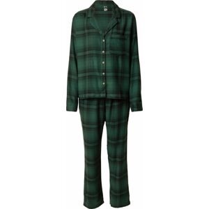 Gilly Hicks Pyžamo zelená / černá