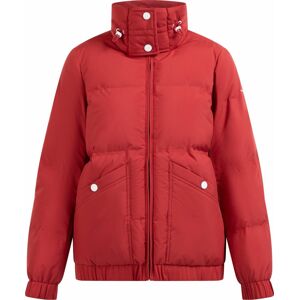 DreiMaster Maritim Zimní bunda rubínově červená / bílá