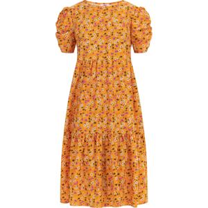 MYMO Letní šaty mix barev / oranžová
