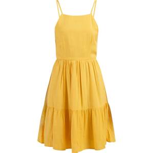 IZIA Letní šaty tmavě žlutá