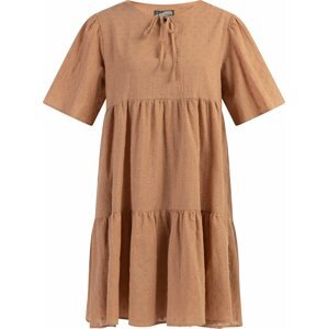 DreiMaster Vintage Letní šaty světle hnědá