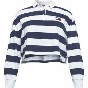 Tommy Jeans Curve Tričko námořnická modř / červená / bílá
