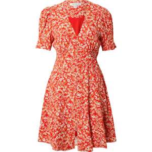Forever New Košilové šaty 'Saffron' mix barev / oranžově červená