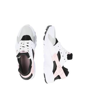 Nike Sportswear Tenisky 'Huarache' světle šedá / růžová / černá / bílá