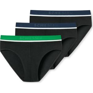 SCHIESSER Slipy tmavě modrá / zelená / černá / bílá