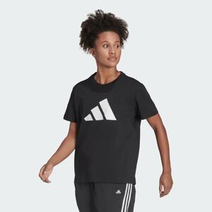 ADIDAS SPORTSWEAR Funkční tričko 'Future Icons' černá / bílá