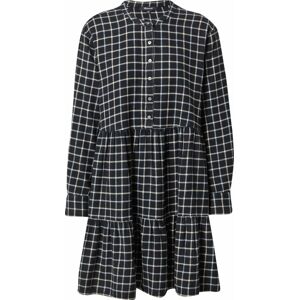 Madewell Košilové šaty světlemodrá / černá / bílá