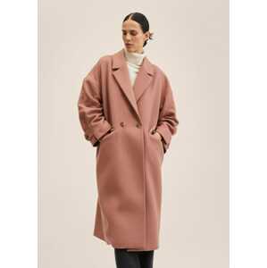 MANGO Přechodný kabát 'Tazmania' světle růžová