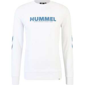 Hummel Sportovní mikina 'LEGACY' modrá / bílá