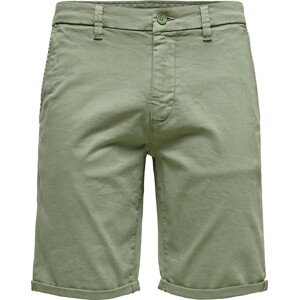 Only & Sons Chino kalhoty 'Peter' světle zelená